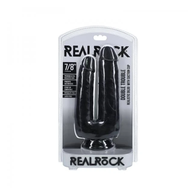 Realrock Double Trouble. /. Dildo - Shape & Texture