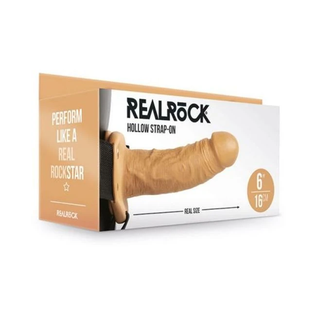 Realrock Hollow Strap-on Without Balls - Material Feel & Construction