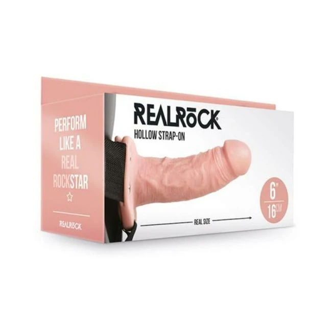 Realrock Hollow Strap-on Without Balls - Shape & Texture