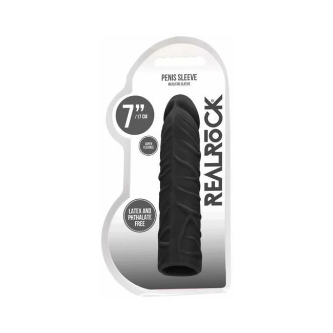 Realrock Skin. Penis Extender Sleeve - Material Feel