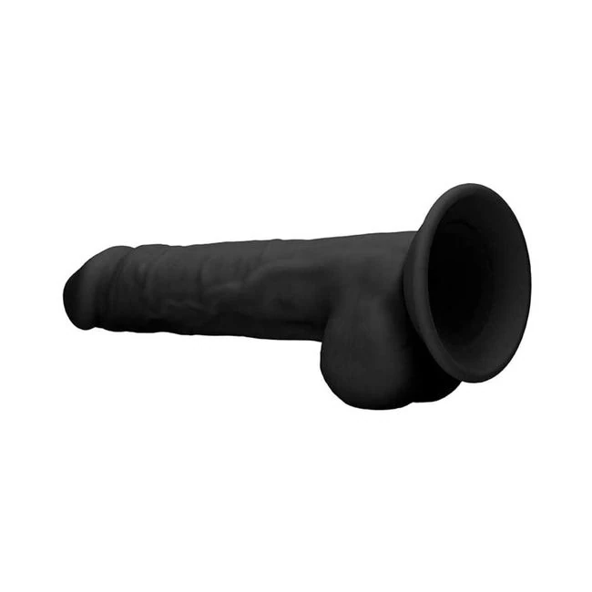 Realrock Ultra - Silicone Dildo With Balls - Material Feel & Flexibility
