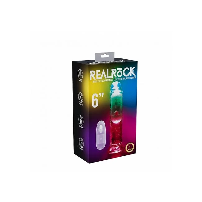Realrock Wireless Recharg R/straight 6' - Veins, Head and a Soft Finish