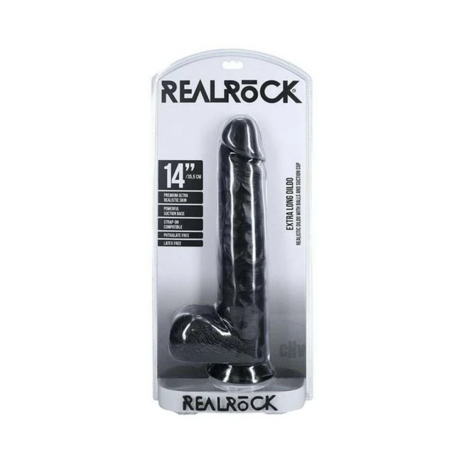 Realrock Xl Straight W Balls - Shape & Texture