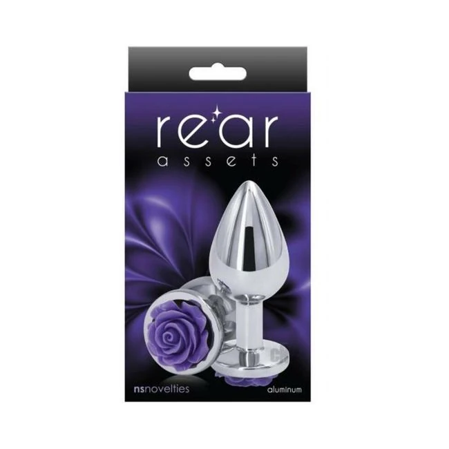 Rear Assets Rose Anal Plug - Medium - - Shape & Comfort