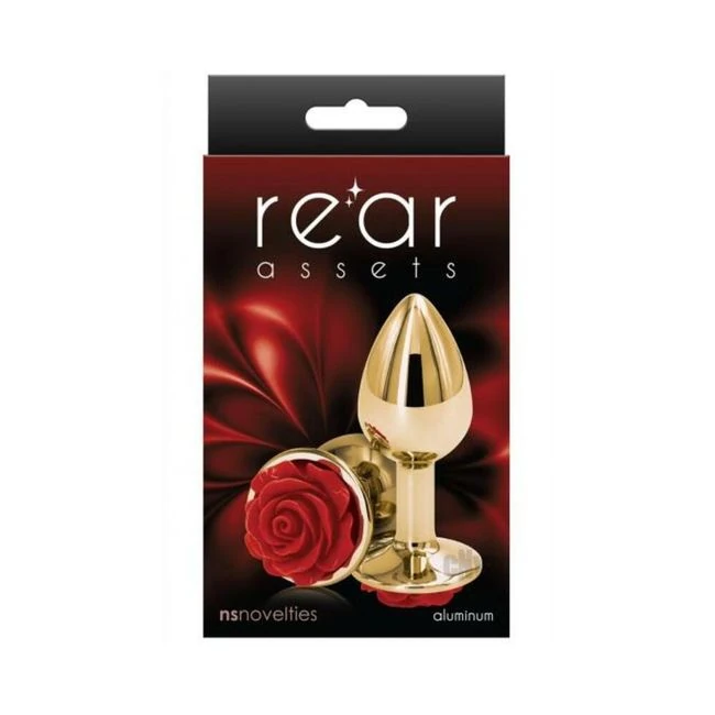 Rear Assets Rose Anal Plug - Small - - Shape & Comfort