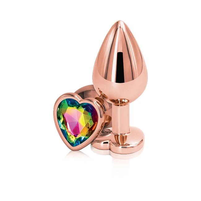 Rear Assets Rose Gold Medium Rainbow - Rainbow Aluminum Finish