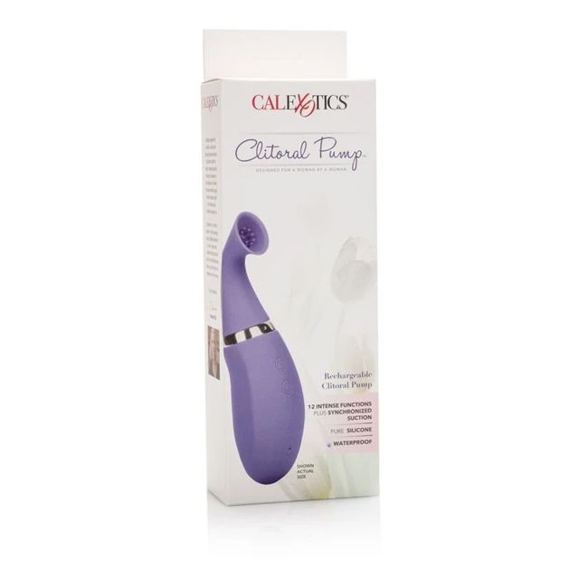 Rechargeable Clitoral Pump Blue - Power & Performance