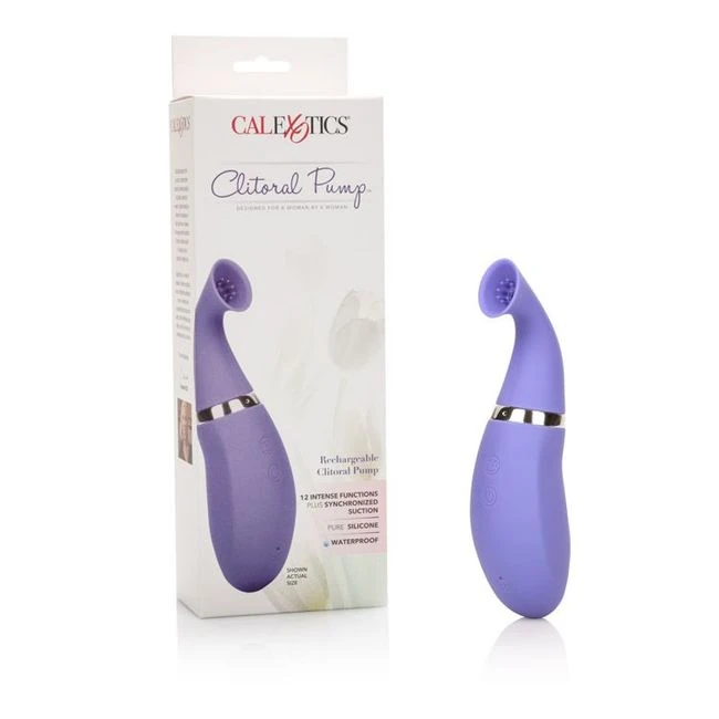 Rechargeable Clitoral Pump Blue - Additional Features