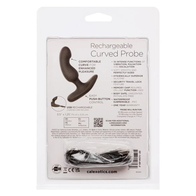 Rechargeable Curved Probe - Vibration Modes and Sensations