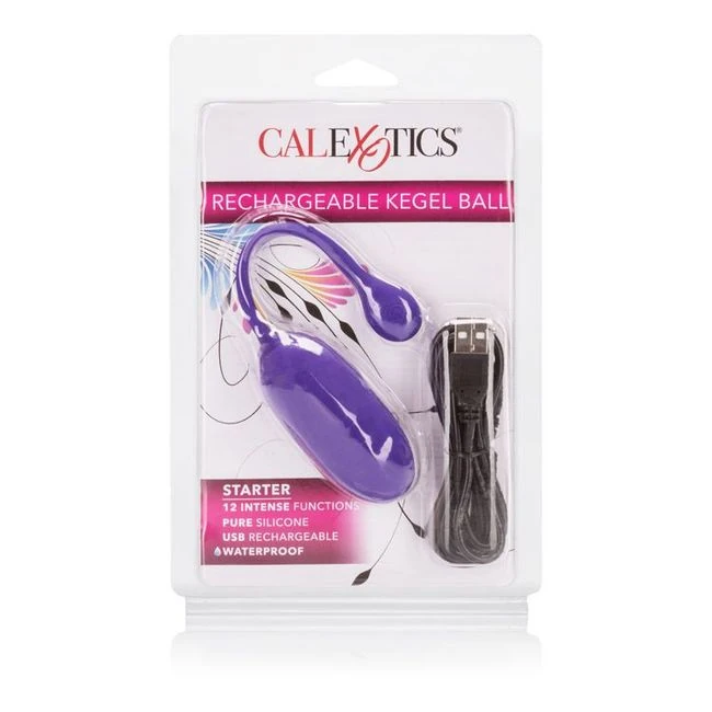 Rechargeable Kegel Ball Starter Purple - Additional Features