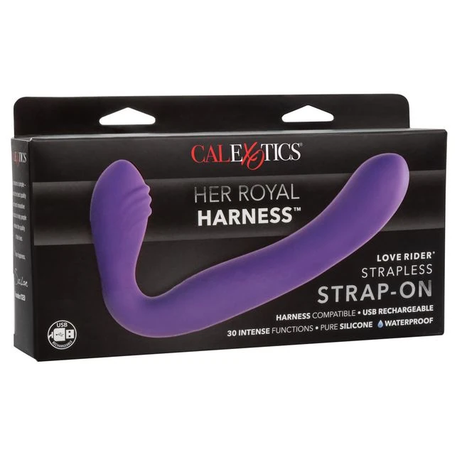 Rechargeable Love Rider Strap on Purple - How It Feels