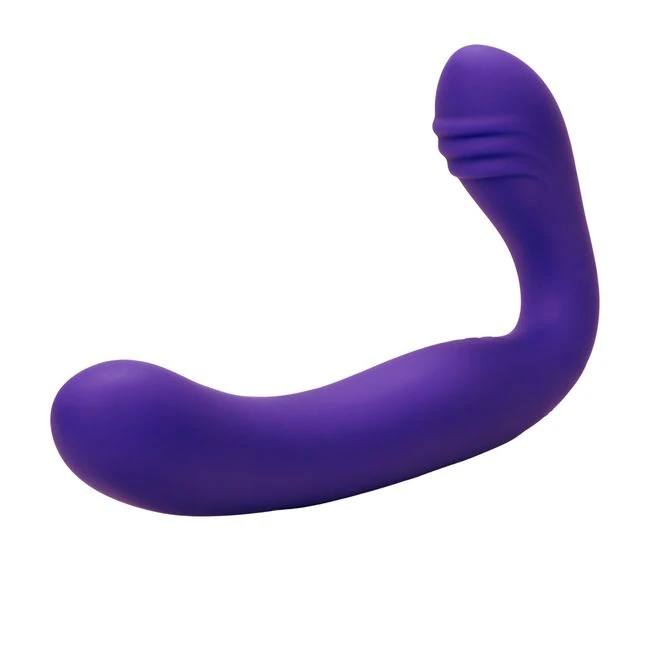 Rechargeable Love Rider Strap on Purple - Power & Performance