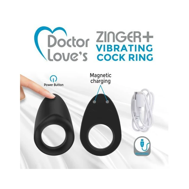 Rechargeable Vibrating Cock Ring Black - How It Feels