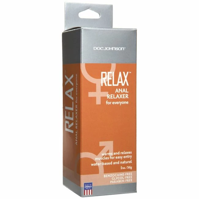 Relax Anal Relaxer Cream 2 oz - A Water-Based Anal Relaxer Cream for Everyone
