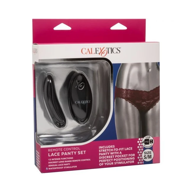 Remote Control Lace Panty Set - Power & Performance