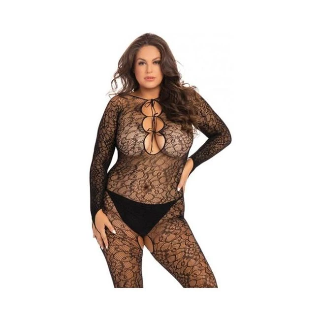 Rene Rofe Crotchless Lace Bodystocking Black 1x/2x - What Is the Rene Rofe Crotchless Lace Bodystocking Black 1x/2x?