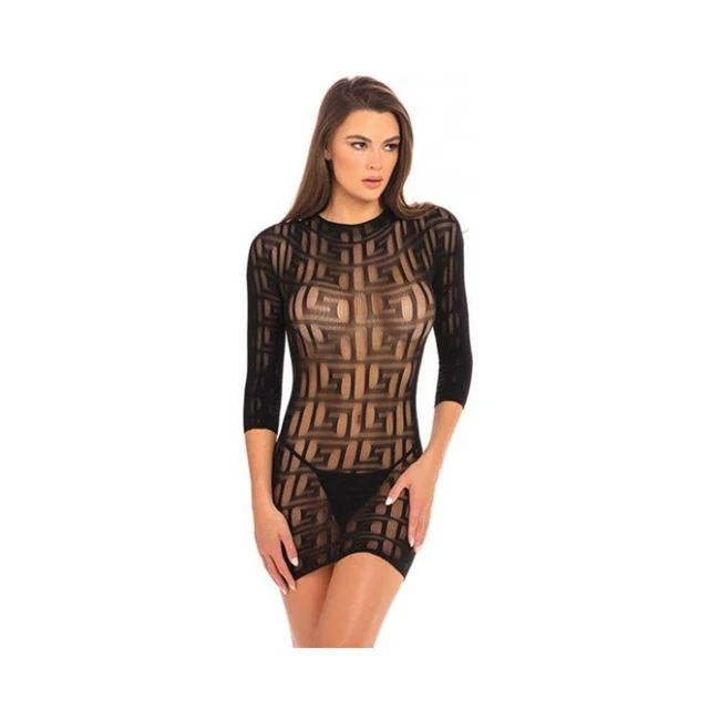 Rene Rofe Exotic Geometry Mini Dress - Specifications