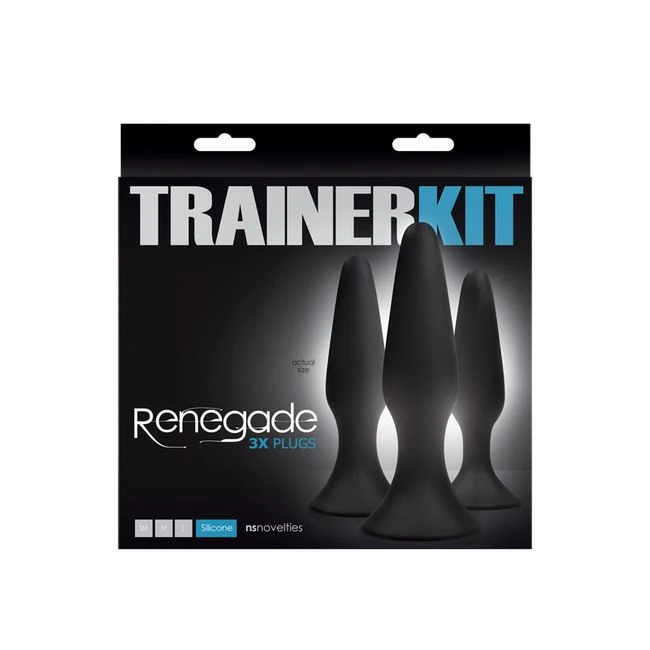 Renegade Sliders 3pc Trainer Kit Black - Shape & Comfort