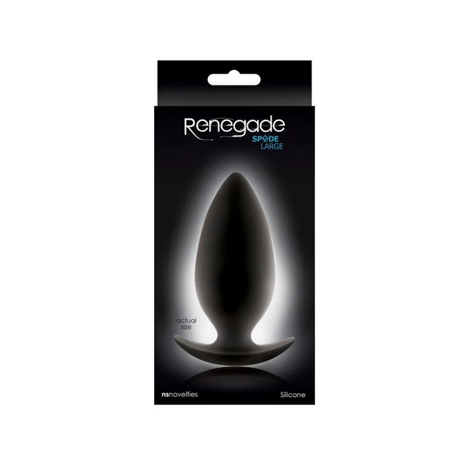 Renegade Spades Black Plug - Shape & Comfort