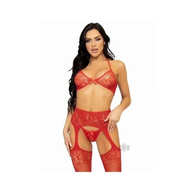 Rhinestone Bra Gstring Garteros Blk - What Is the Rhinestone Bra Gstring Garteros Blk?