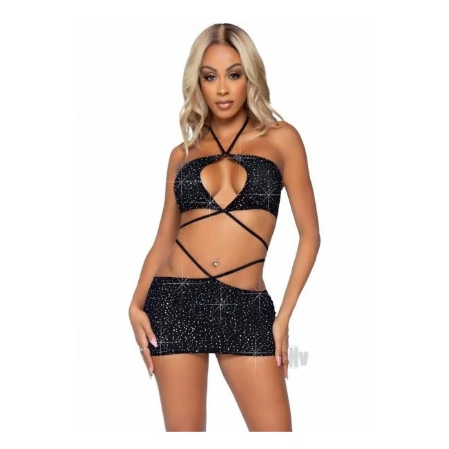 Rhinestone Keyhole Bandeaulg Blk - What Is the Rhinestone Keyhole Bandeaulg Blk?