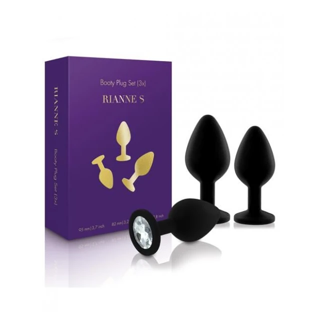 Rianne S Booty Plug Set 3x - Shape & Comfort