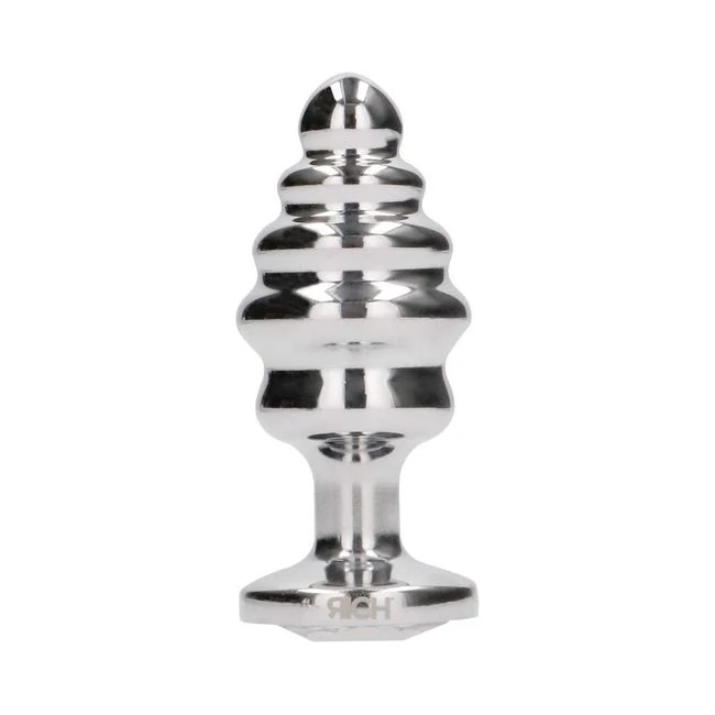 Rich Ribbed Diamond Plug  2.75 Inch - Shape & Comfort