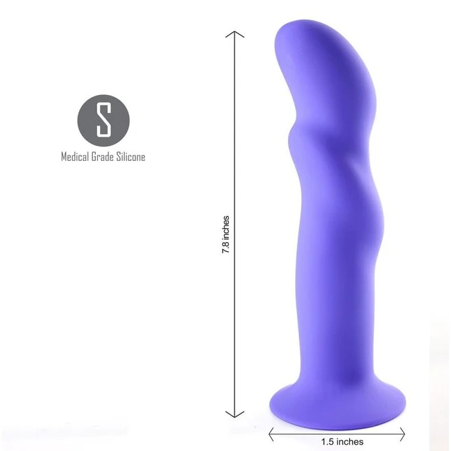 Riley Silicone Purple Dong - How It Feels