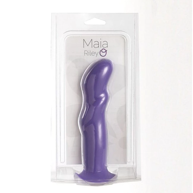 Riley Silicone Purple Dong - Design & Versatility