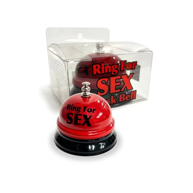 Ring for Sex Desktop Bell - A Small Red Bell Built to Get Attention