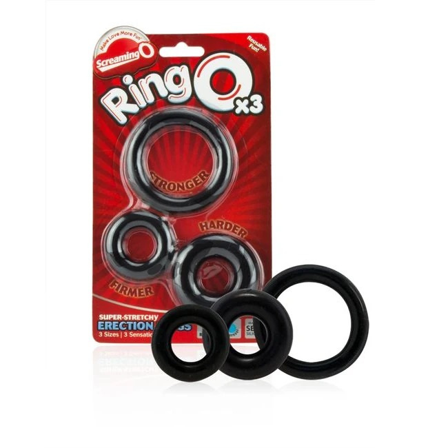 Ring O 3pack Black - Overview