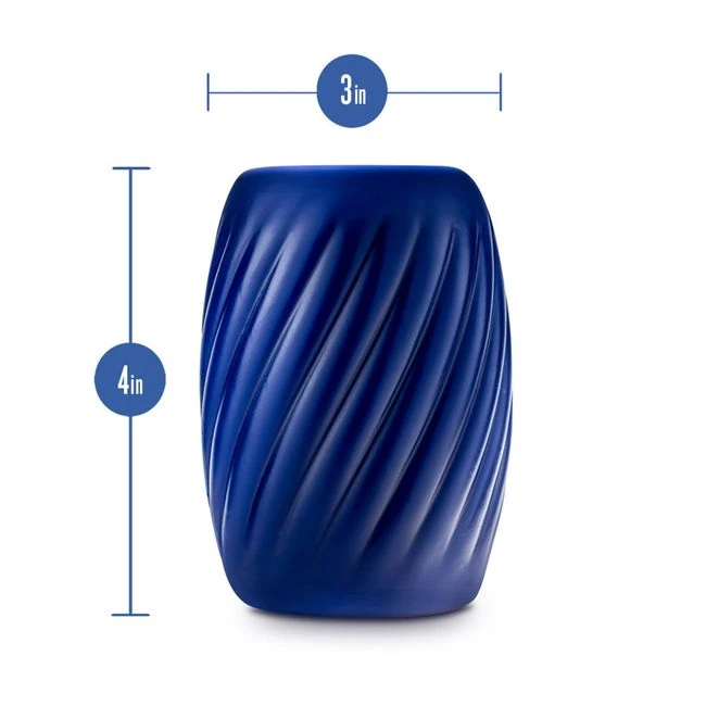 Rize Turbine Self Lubricating Stroker Blue - Grip, Squeeze and Material Feel