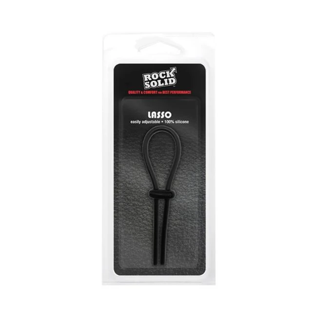 Rock Solid Lasso Cock Ring Black - Key Details