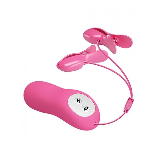 Romantic Wave Electro Shock Vibrating Nipple Clamps Pink - Build & Quality