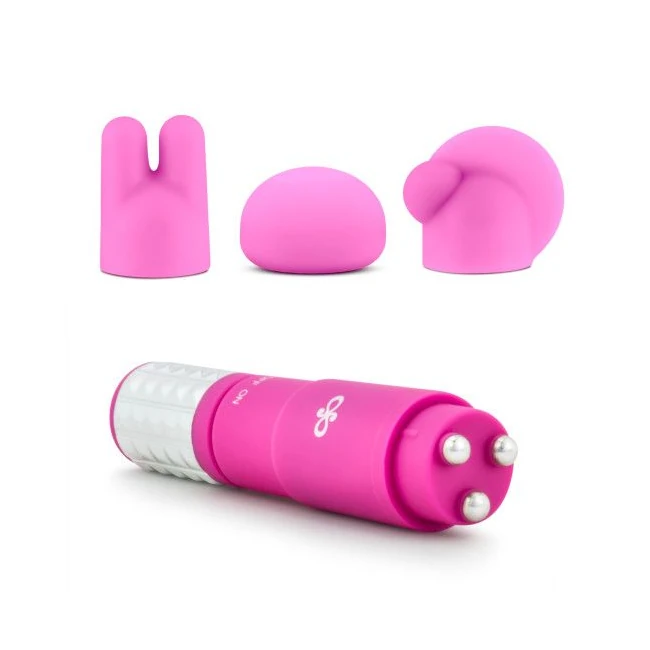 Rose Revitalize Massage Kit Pink - Vibration Modes and Attachments