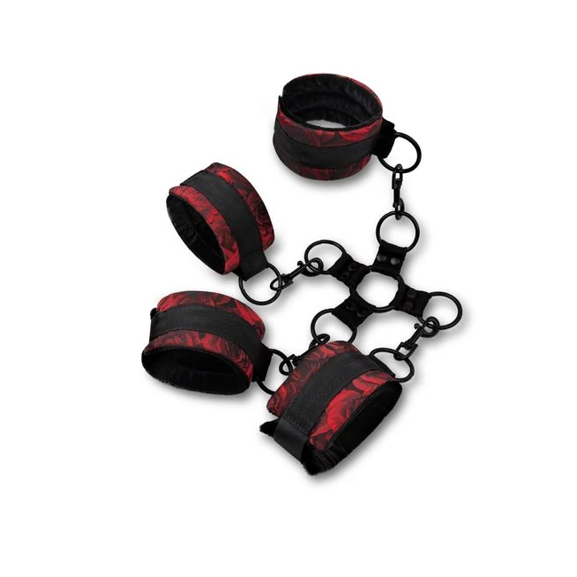 Rosegasm 5pc Hog Tie Set W/ Blindfold - Build & Quality