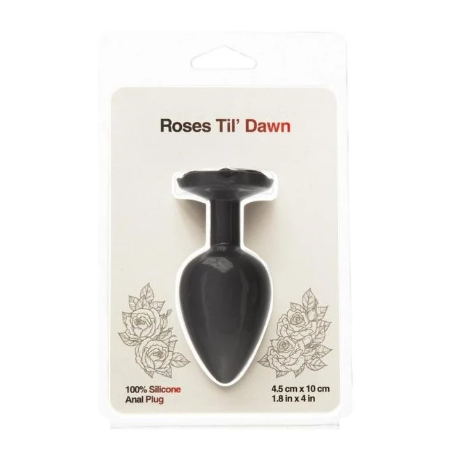 Roses Til Dawn Silicone Anal Plug - Body-Safe Silicone With a Seamless Surface