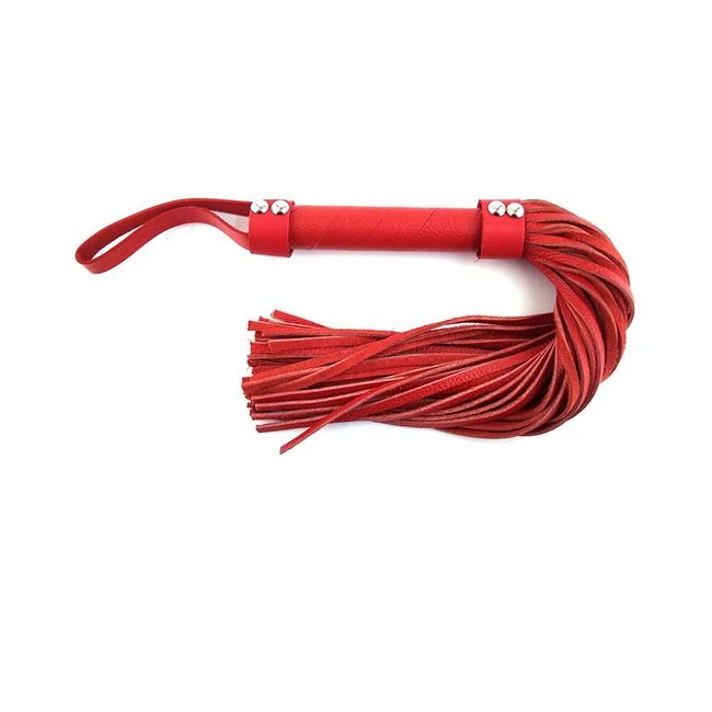Rouge H-style Leather Flogger - Hardware & Fasteners