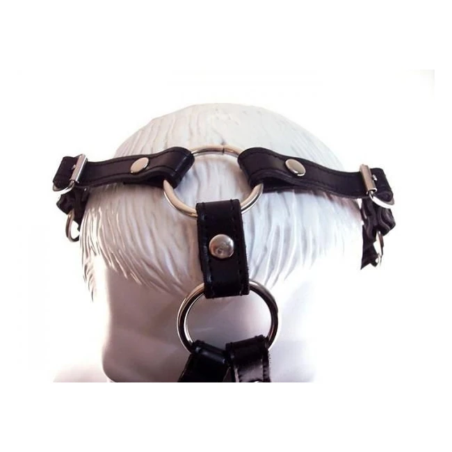 Rouge Leather Mouth Chin Gag Black - Build & Quality