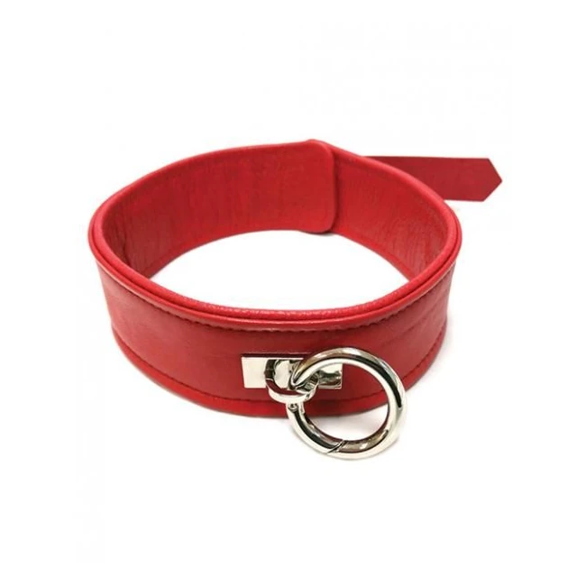 Rouge Plain Leather Collar With 1 Ring - Build & Quality