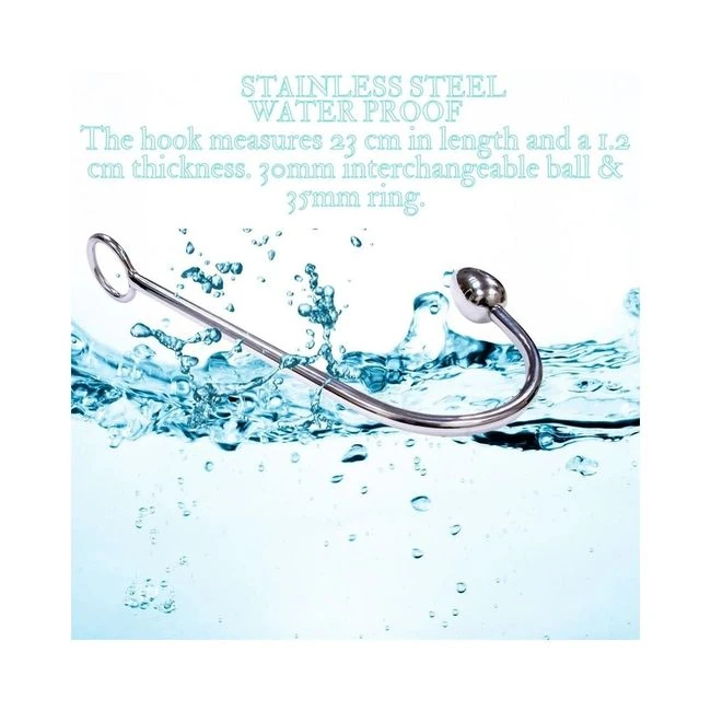 Rouge Stainless Steel Anal Hook | Male Q