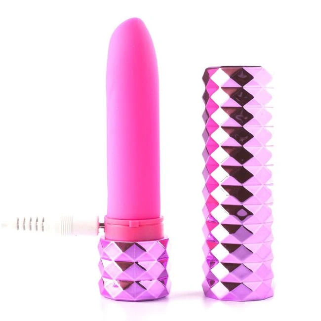Roxie Maia Crystal Gem Lipstick Vibrator Pink - How It Feels