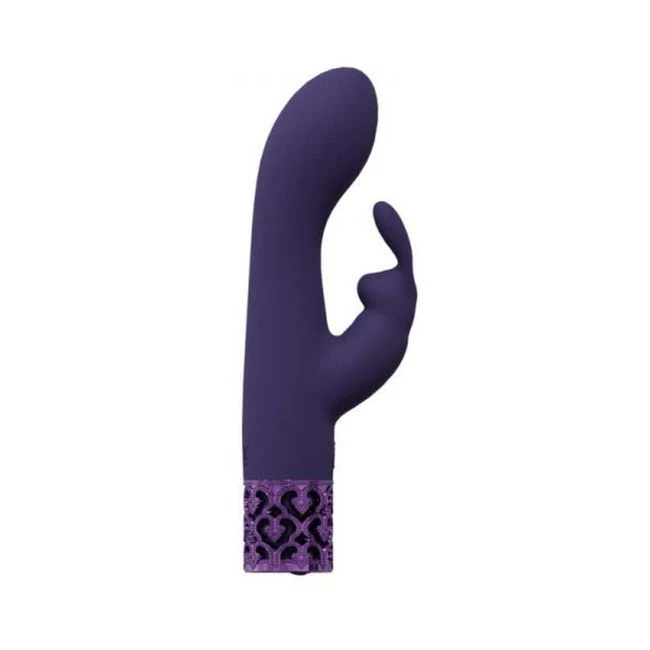 Royal Gems Royal Rabbit Silicone Rechargeable Vibrator - Experience Regal Elegance and Powerful Stimulation