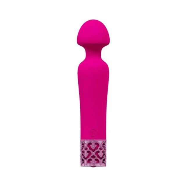 Royal Gems Scepter Silicone Rechargeable Vibrator - Experience Regal Elegance with the Royal Gems Scepter Silicone Rechargeable Vibrator