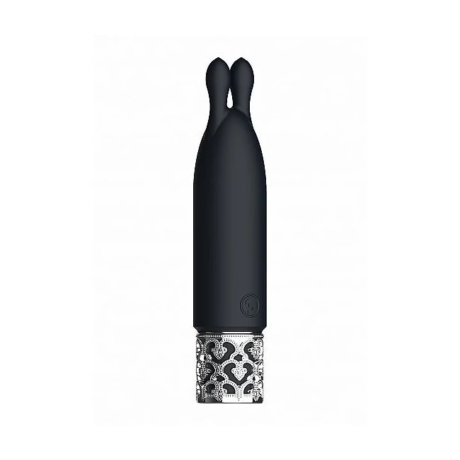 Royal Gems Twinkle Silicone Bullet Rechargeable Black - Vibration Modes and Features