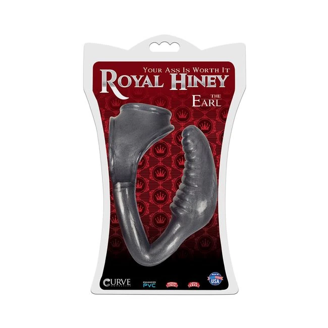 Royal Hiney Red the Earl Cock Ring Anal Plug Combo - Shape & Comfort