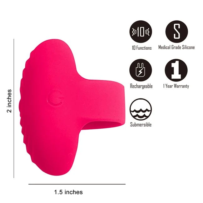 Ruby Rechargeable Vibrating Ring - How It Feels