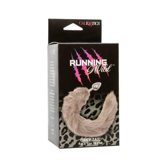Running Wild Brown Tail Metallic Anal Probe - Shape & Comfort