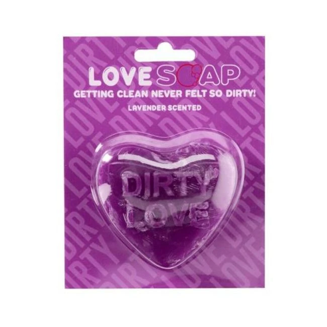 S-line Heart Soap - Dirty Love - Lavender Scented - Overview