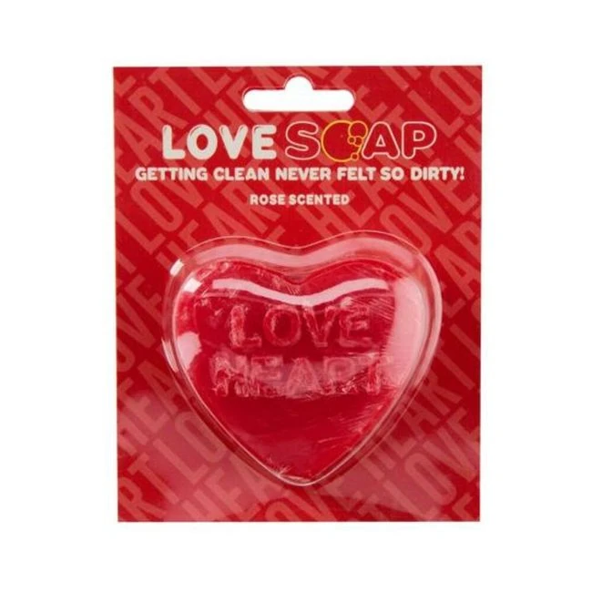 S-line Heart Soap - Love Heart - Rose Scented - Overview